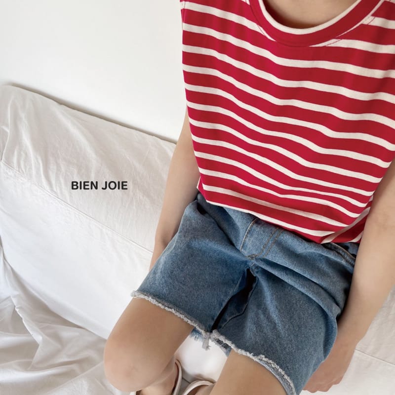 BIEN JOIE - Korean Children Fashion - #Kfashion4kids - Slide Sleeveless Tee - 7