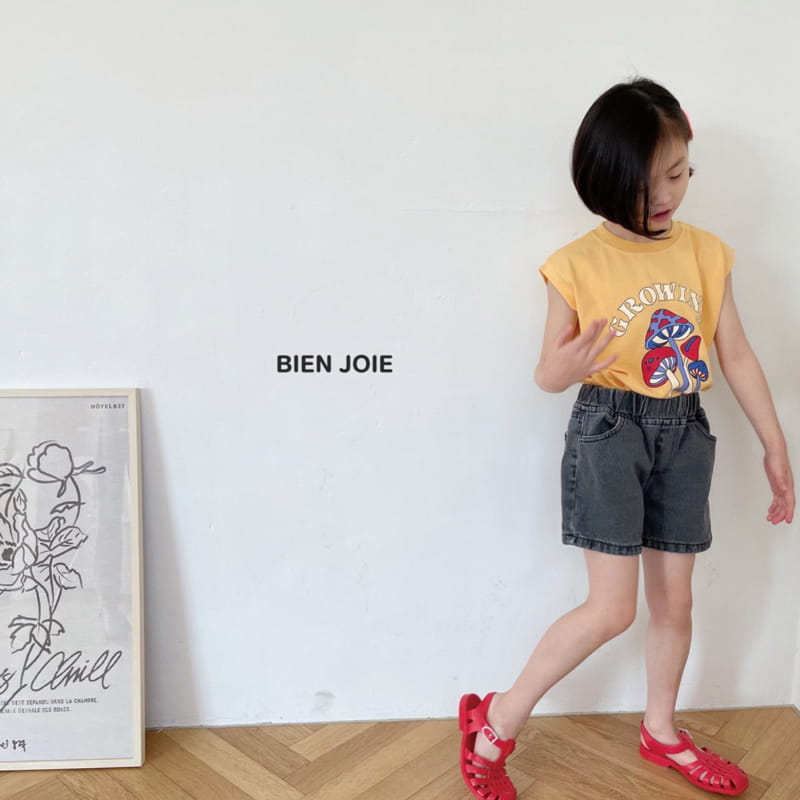 BIEN JOIE - Korean Children Fashion - #Kfashion4kids - Growing Sleeveless Tee - 10