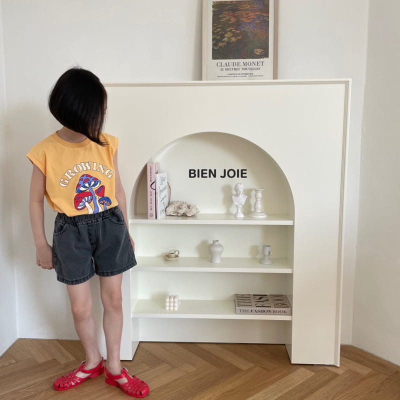 BIEN JOIE - Korean Children Fashion - #Kfashion4kids - Growing Sleeveless Tee - 6