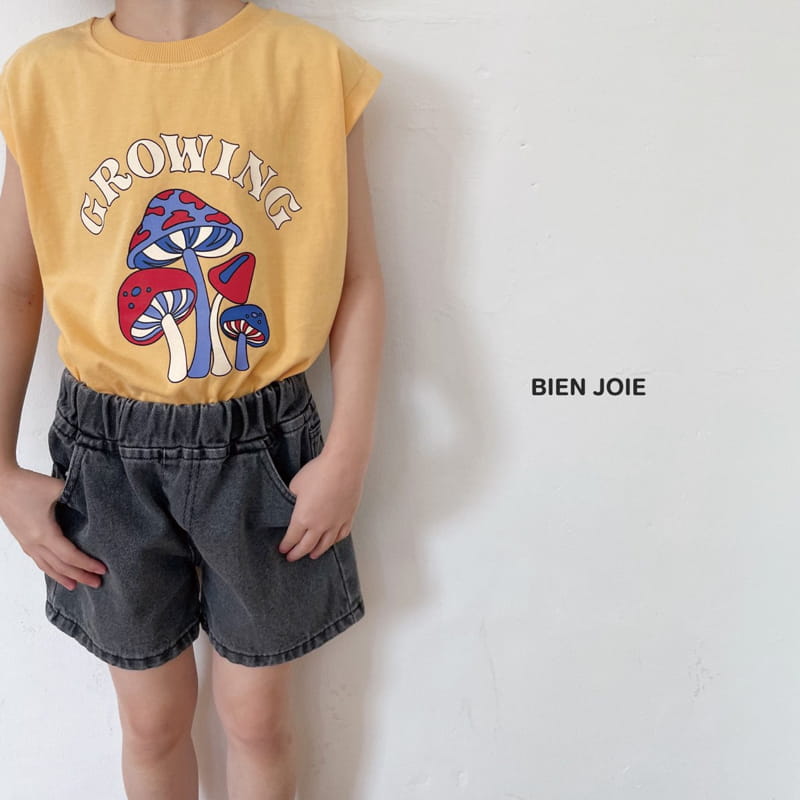 BIEN JOIE - Korean Children Fashion - #Kfashion4kids - Growing Sleeveless Tee - 8