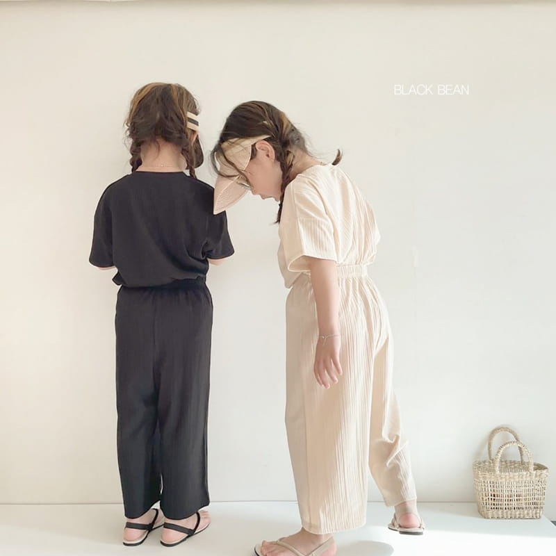 BLACK BEAN - Korean Children Fashion - #Kfashion4kids - Cool Top Bottom Set - 12