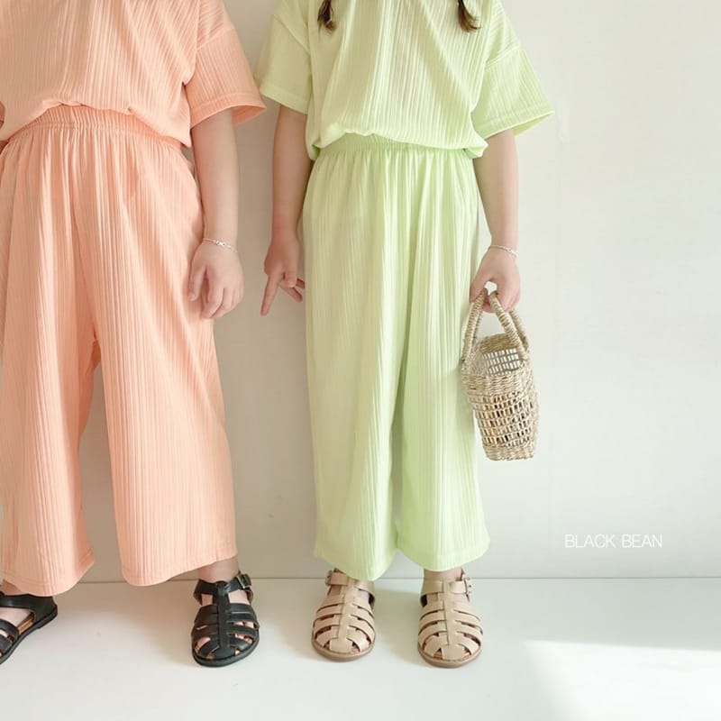 BLACK BEAN - Korean Children Fashion - #Kfashion4kids - Cool Top Bottom Set - 9
