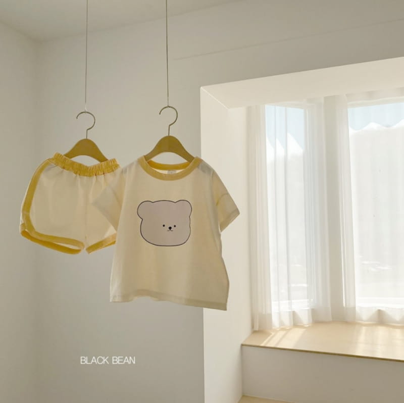 BLACK BEAN - Korean Children Fashion - #Kfashion4kids - Teddy Top Bottom Set - 6