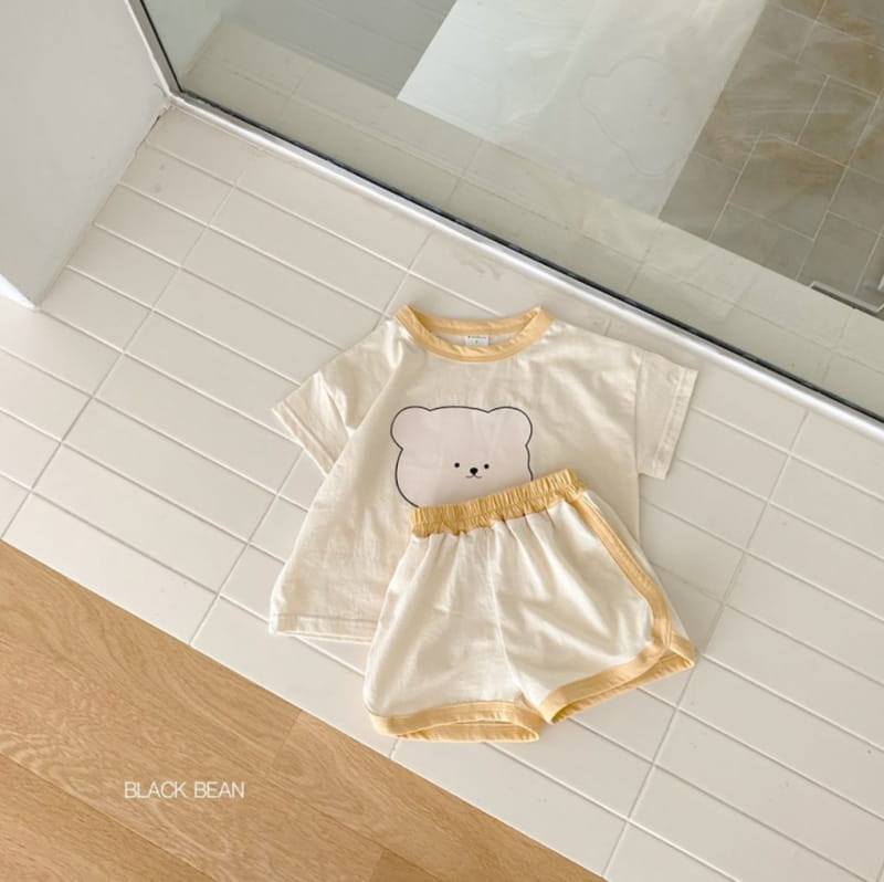 BLACK BEAN - Korean Children Fashion - #Kfashion4kids - Teddy Top Bottom Set - 7