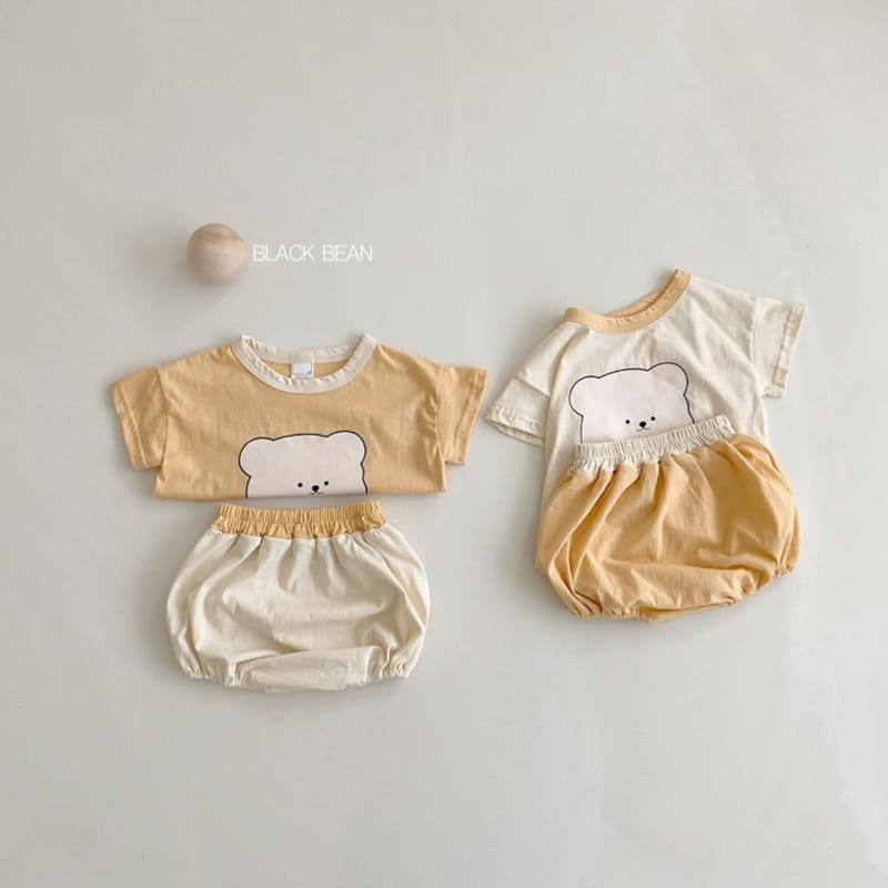 BLACK BEAN - Korean Children Fashion - #Kfashion4kids - Teddy Bebe Top Bottom Set - 4