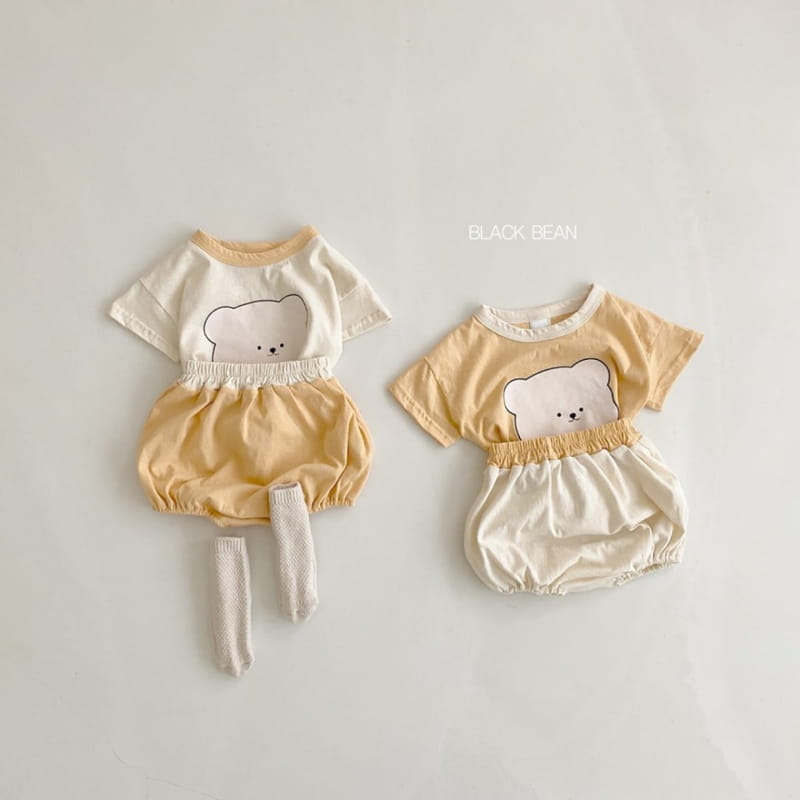 BLACK BEAN - Korean Children Fashion - #Kfashion4kids - Teddy Bebe Top Bottom Set - 5