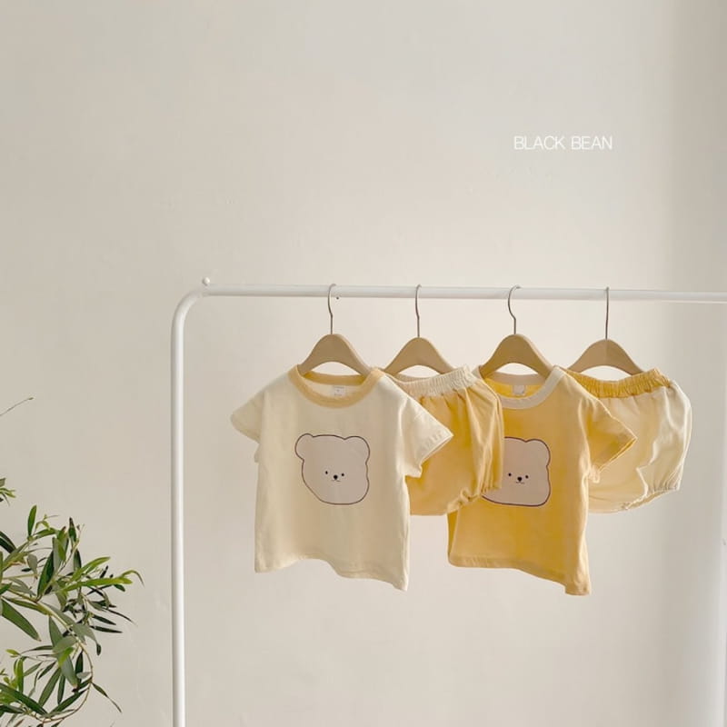BLACK BEAN - Korean Children Fashion - #Kfashion4kids - Teddy Bebe Top Bottom Set - 6