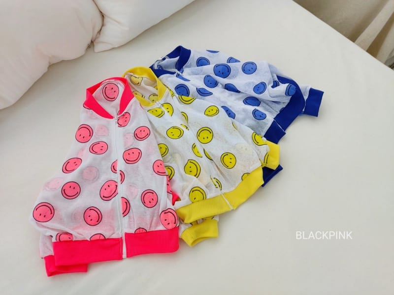 BLACK PINK - Korean Children Fashion - #Kfashion4kids - Smile Zip-up - 4