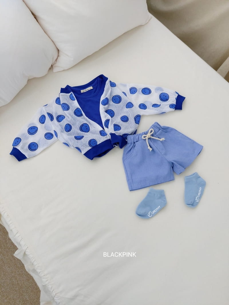 BLACK PINK - Korean Children Fashion - #Kfashion4kids - Smile Zip-up - 7