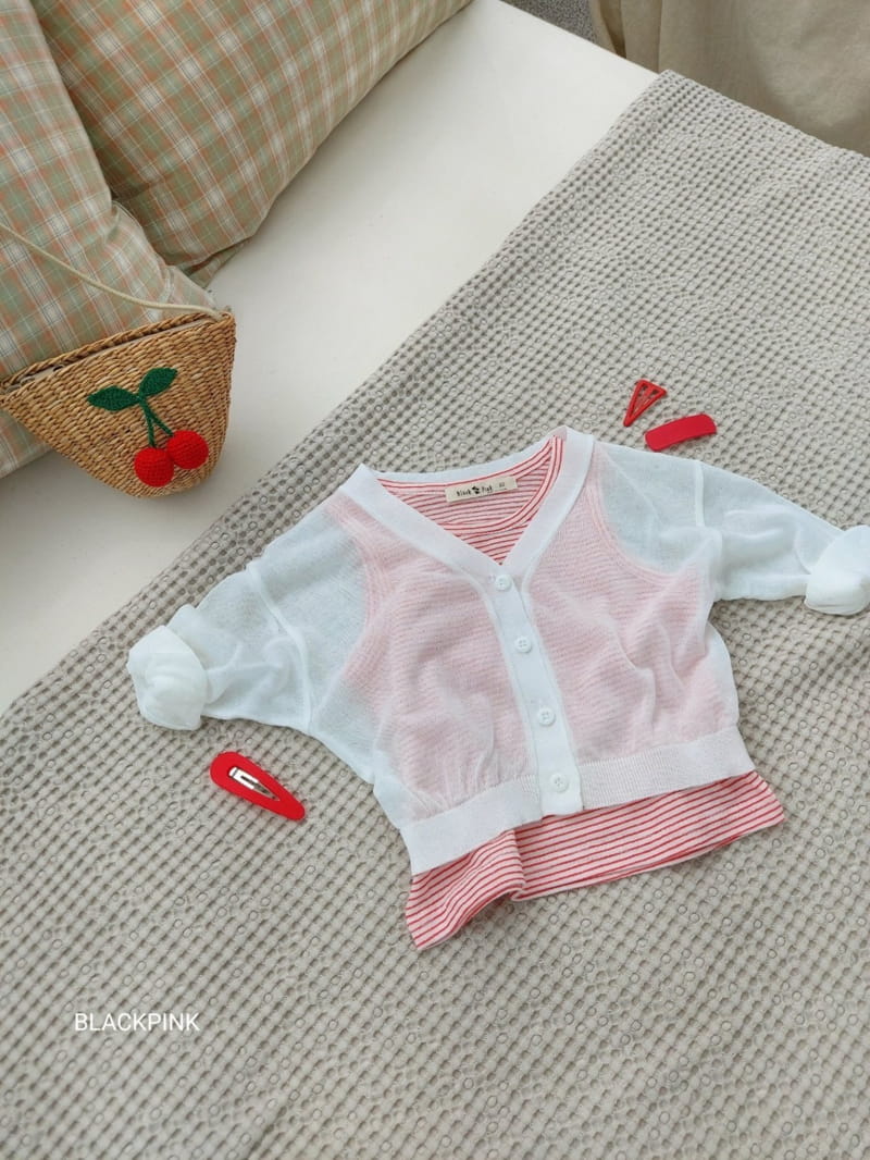 BLACK PINK - Korean Children Fashion - #Kfashion4kids - Red Cherry Straw Bag - 6