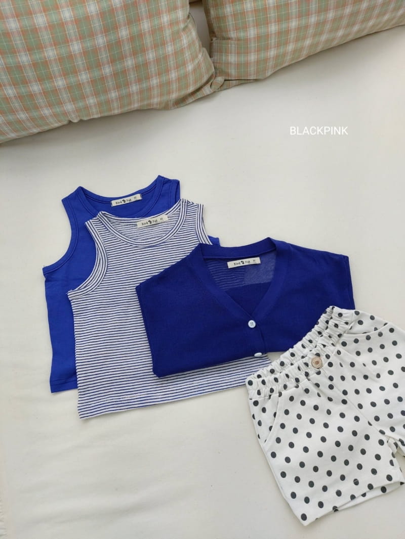 BLACK PINK - Korean Children Fashion - #Kfashion4kids - Dots Shorts - 10