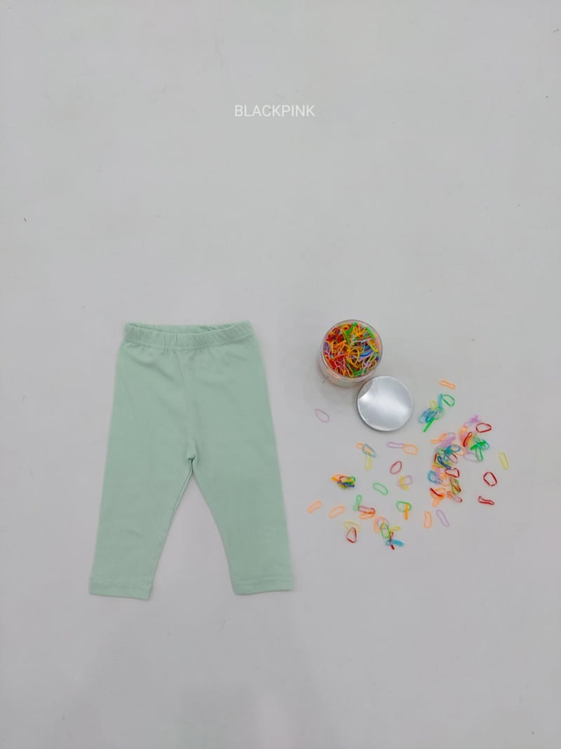 BLACK PINK - Korean Children Fashion - #Kfashion4kids - Cool Capri Cool Leggings - 10