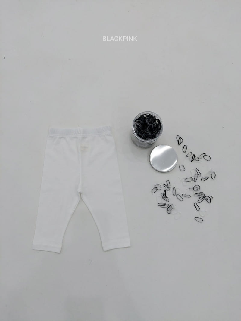 BLACK PINK - Korean Children Fashion - #Kfashion4kids - Cool Capri Cool Leggings - 12