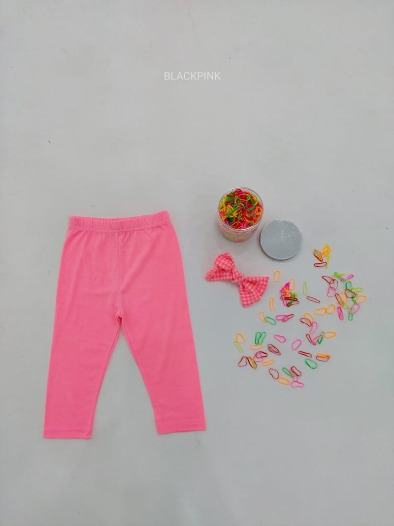 BLACK PINK - Korean Children Fashion - #Kfashion4kids - Cool Capri Cool Leggings - 5