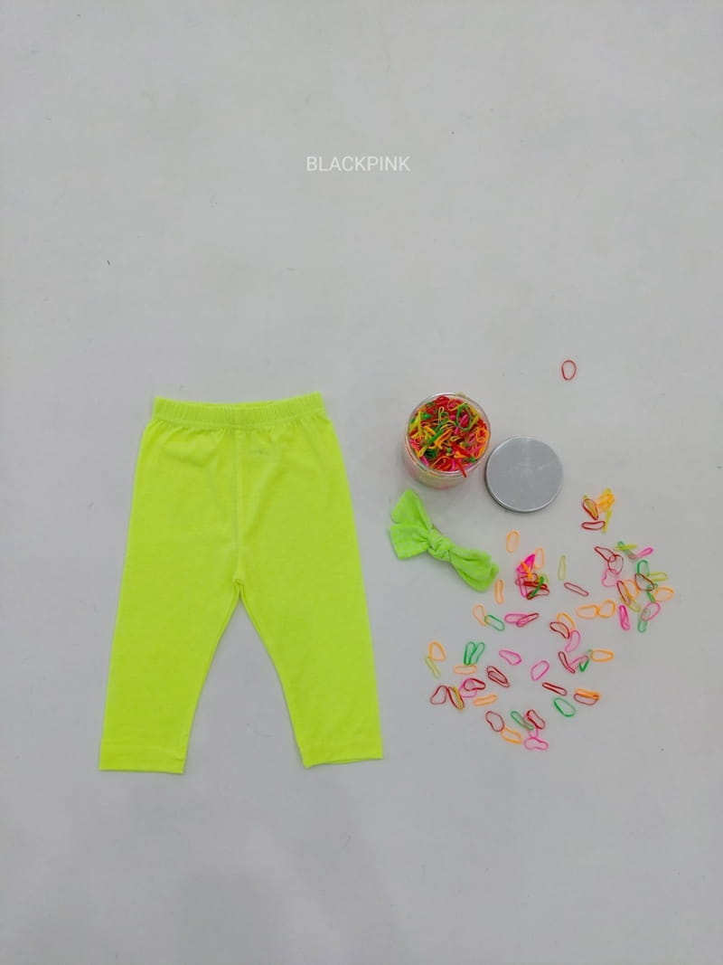 BLACK PINK - Korean Children Fashion - #Kfashion4kids - Cool Capri Cool Leggings - 6