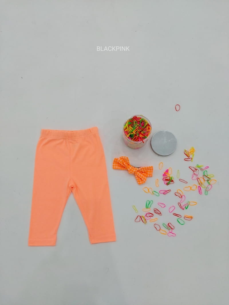 BLACK PINK - Korean Children Fashion - #Kfashion4kids - Cool Capri Cool Leggings - 7