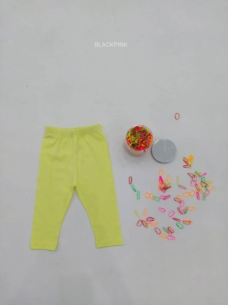 BLACK PINK - Korean Children Fashion - #Kfashion4kids - Cool Capri Cool Leggings - 8