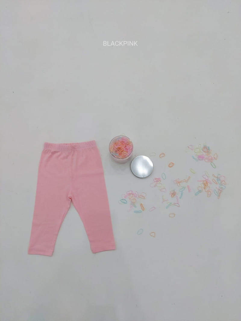 BLACK PINK - Korean Children Fashion - #Kfashion4kids - Cool Capri Cool Leggings - 9