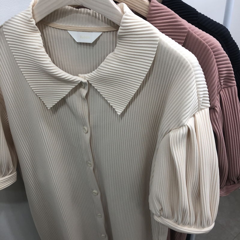 BLOOM - Korean Women Fashion - #Kfashion - Pleats Puff One-piece - 3