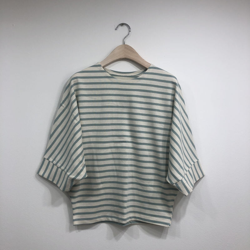 BLOOM - Korean Women Fashion - #Kfashion - Drop Stripe Tee - 5