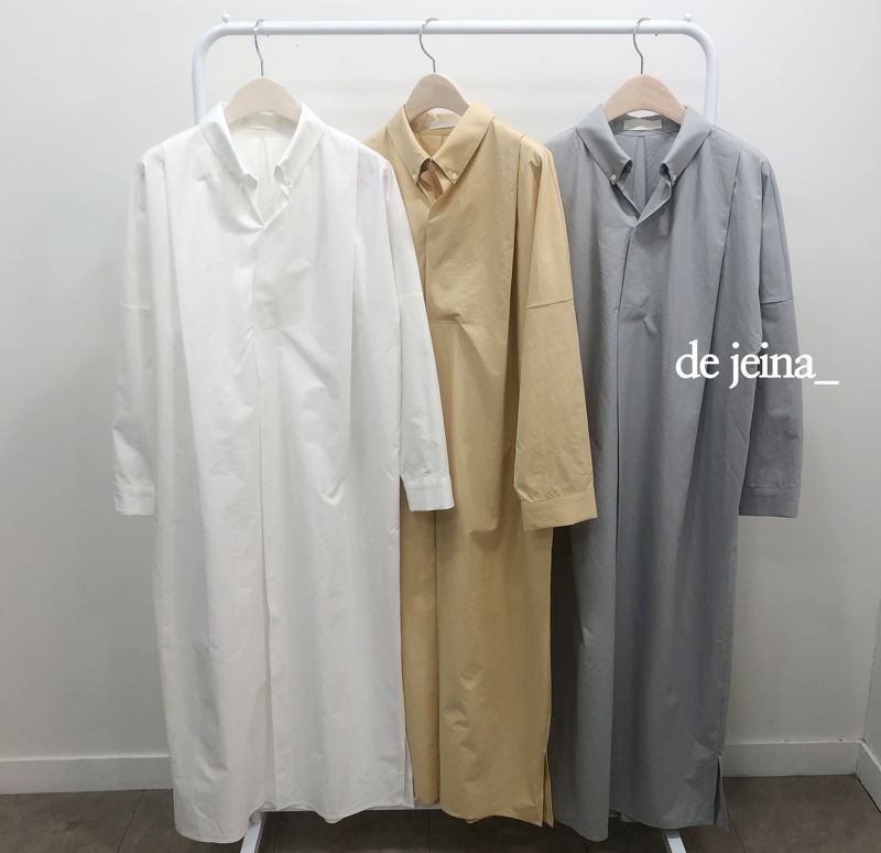 BLOOM - Korean Women Fashion - #Kfashion - Raglan Beans Shirt One-piece