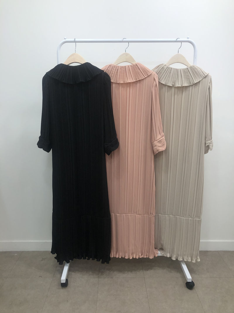 BLOOM - Korean Women Fashion - #Kfashion - Sube Pleats One-piece - 2