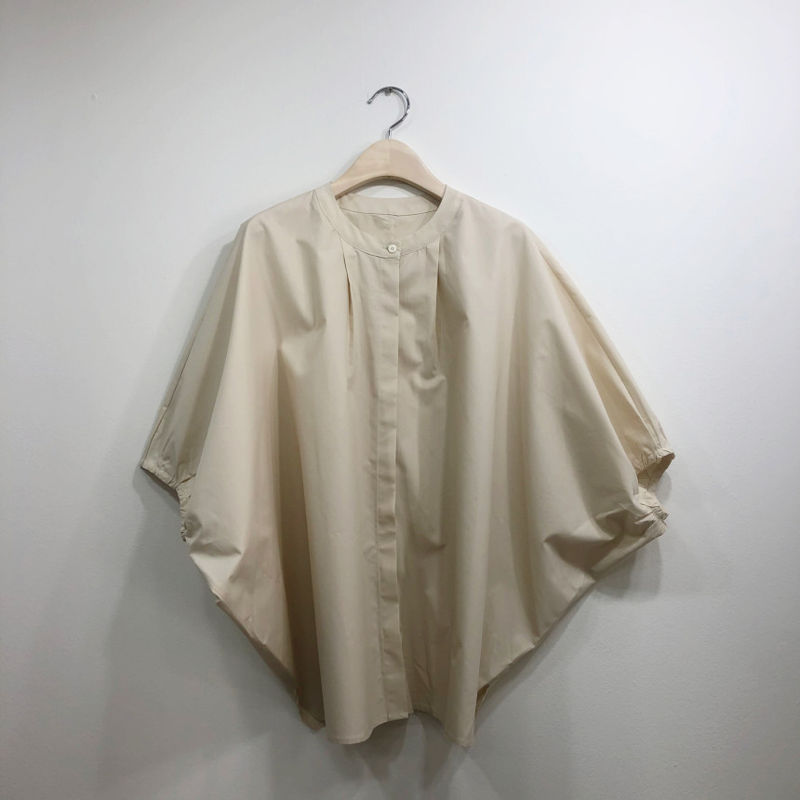 BLOOM - Korean Women Fashion - #Kfashion - Bean Cotton Volume Shirt - 6