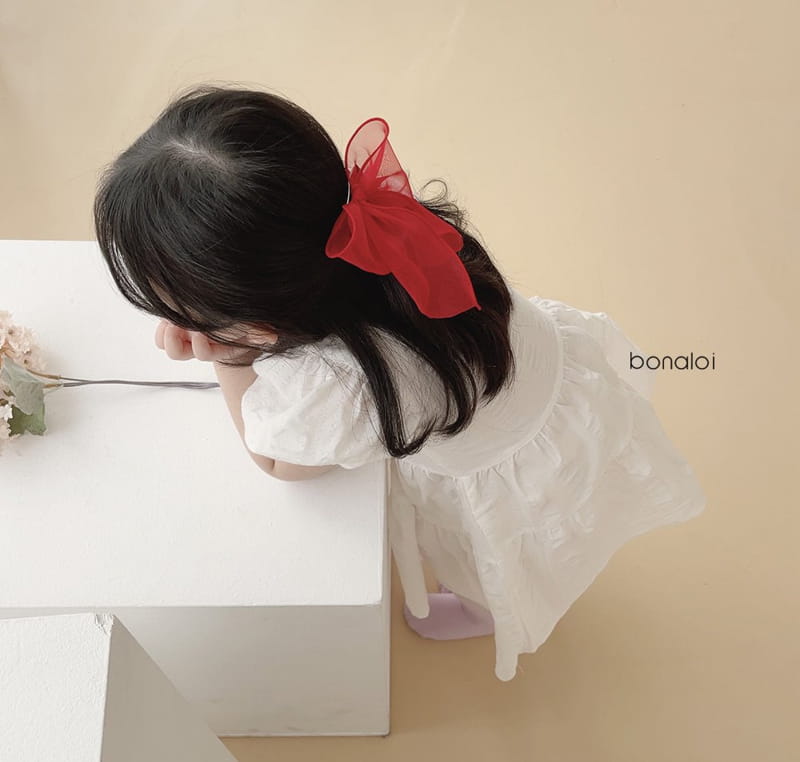 BONALOI - Korean Children Fashion - #Kfashion4kids - Organdy Ribbon Hairpin - 5