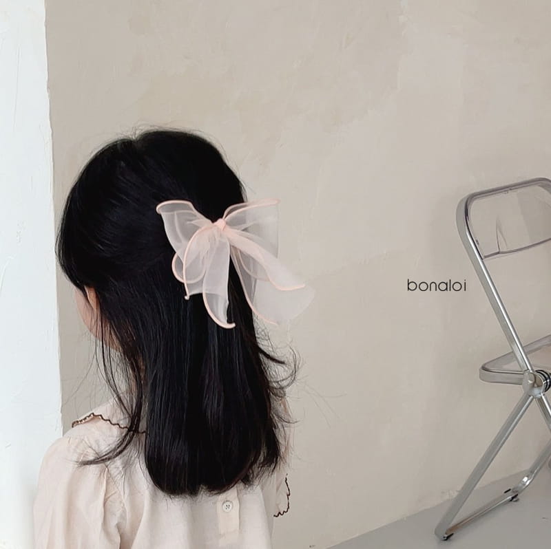 BONALOI - Korean Children Fashion - #Kfashion4kids - Organdy Ribbon Hairpin - 6