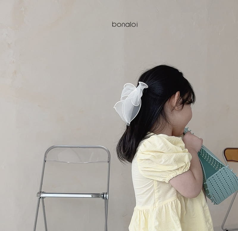 BONALOI - Korean Children Fashion - #Kfashion4kids - Organdy Ribbon Hairpin - 7