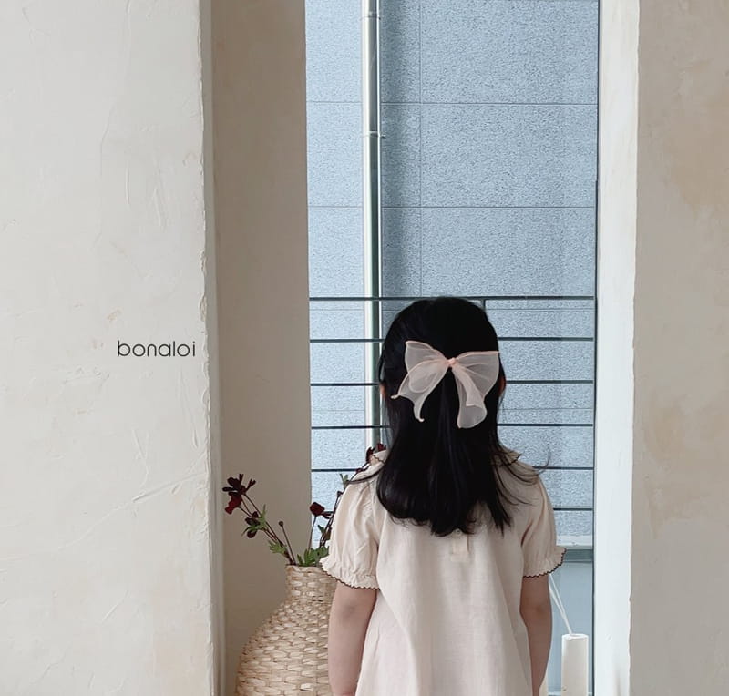 BONALOI - Korean Children Fashion - #Kfashion4kids - Organdy Ribbon Hairpin - 9