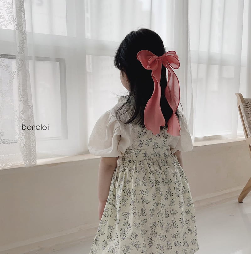 BONALOI - Korean Children Fashion - #Kfashion4kids - Chiffon Taly Ribbon Hairpin - 4