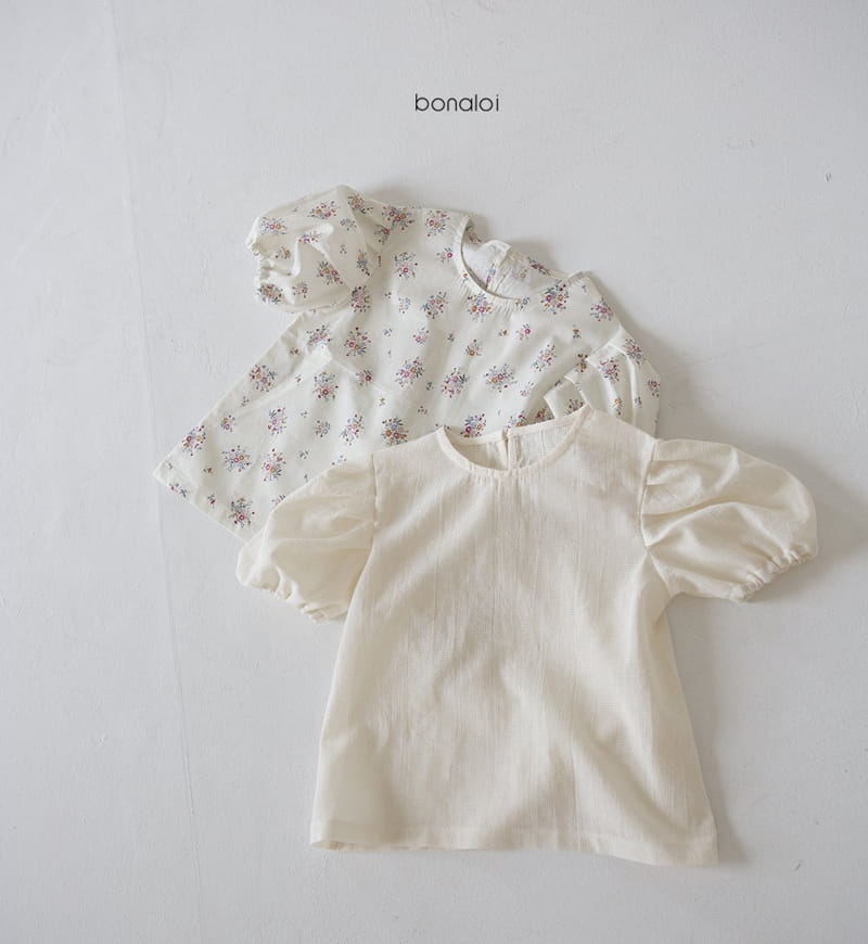 BONALOI - Korean Children Fashion - #Kfashion4kids - Sleeve Volume Blouse