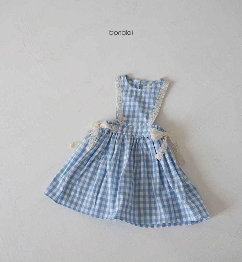 BONALOI - Korean Children Fashion - #Kfashion4kids - Lace Jumper Skirt - 2