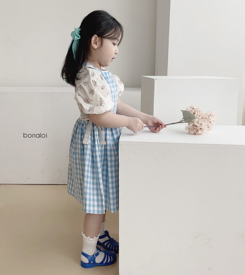 BONALOI - Korean Children Fashion - #Kfashion4kids - Lace Jumper Skirt - 3