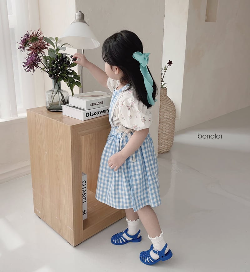BONALOI - Korean Children Fashion - #Kfashion4kids - Lace Jumper Skirt - 4