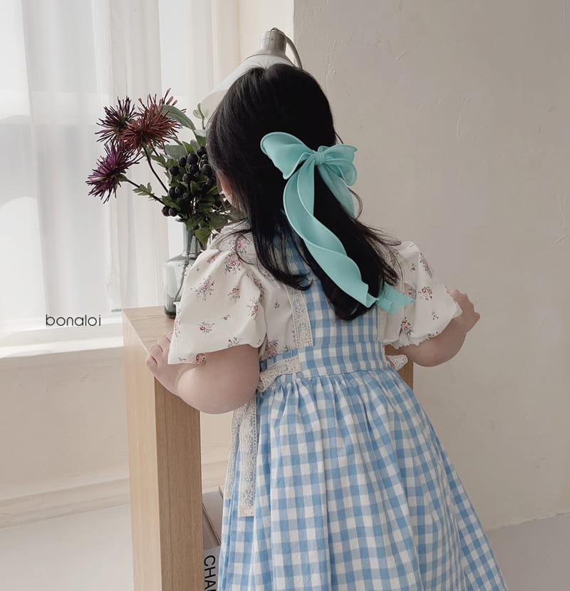 BONALOI - Korean Children Fashion - #Kfashion4kids - Lace Jumper Skirt - 5