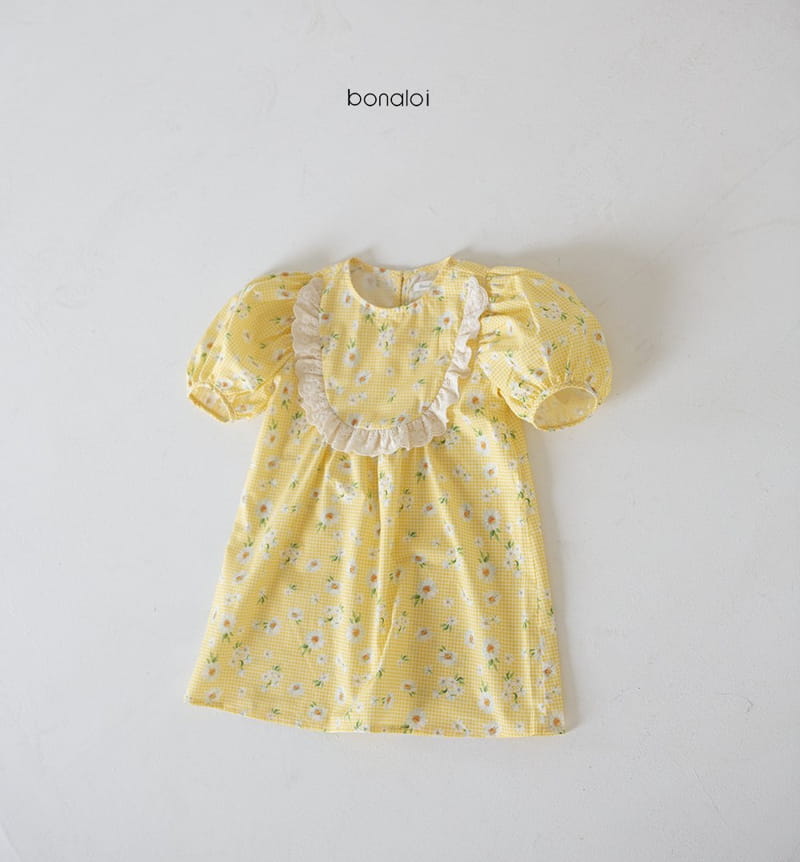 BONALOI - Korean Children Fashion - #Kfashion4kids - Flower One-piece - 2