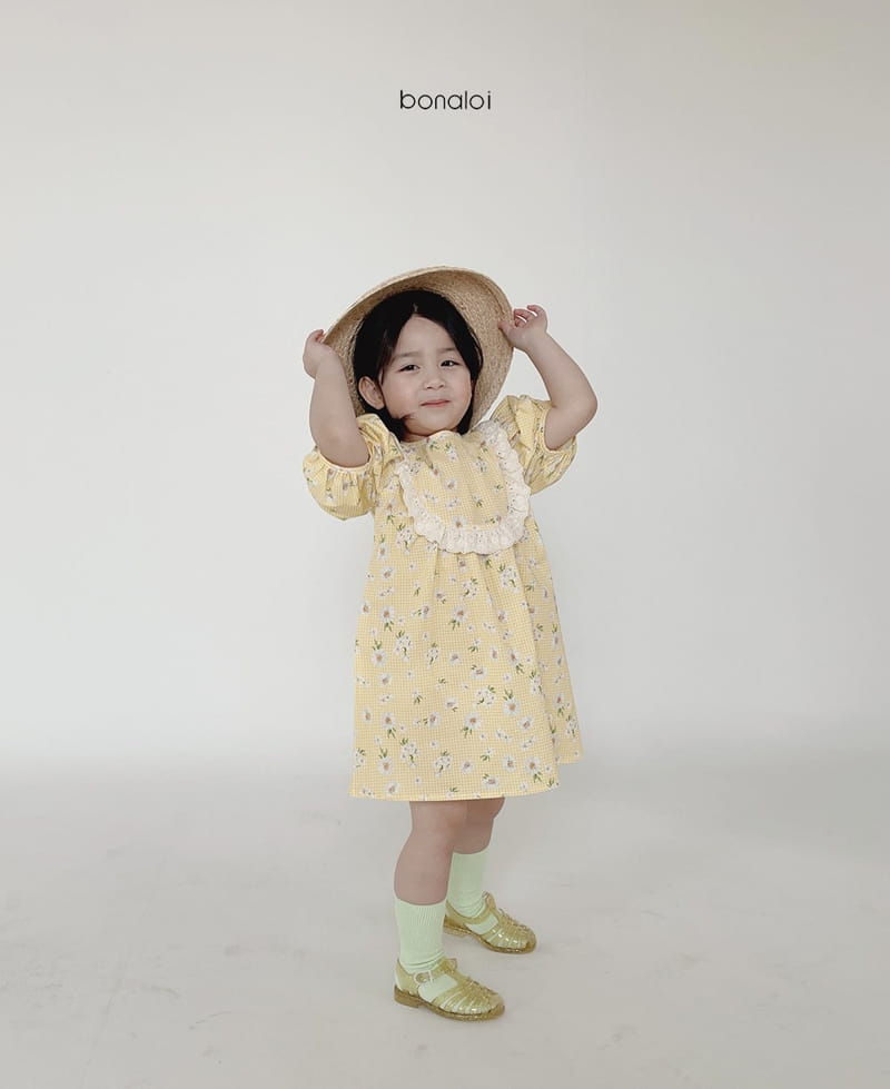 BONALOI - Korean Children Fashion - #Kfashion4kids - Flower One-piece - 5