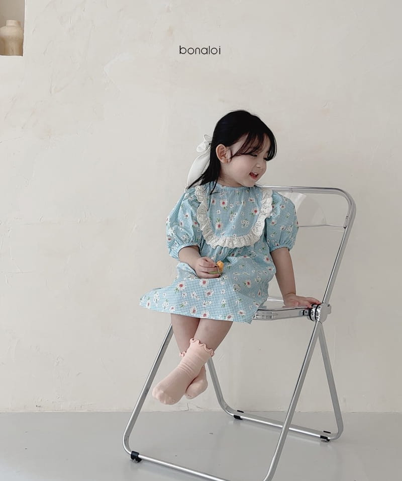 BONALOI - Korean Children Fashion - #Kfashion4kids - Flower One-piece - 7
