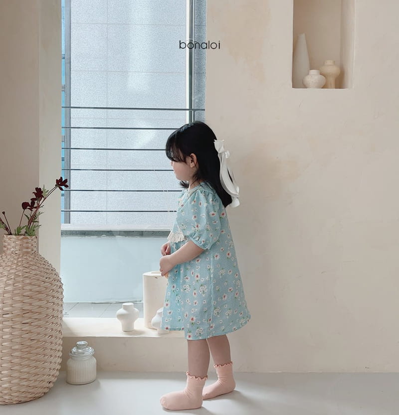 BONALOI - Korean Children Fashion - #Kfashion4kids - Flower One-piece - 8