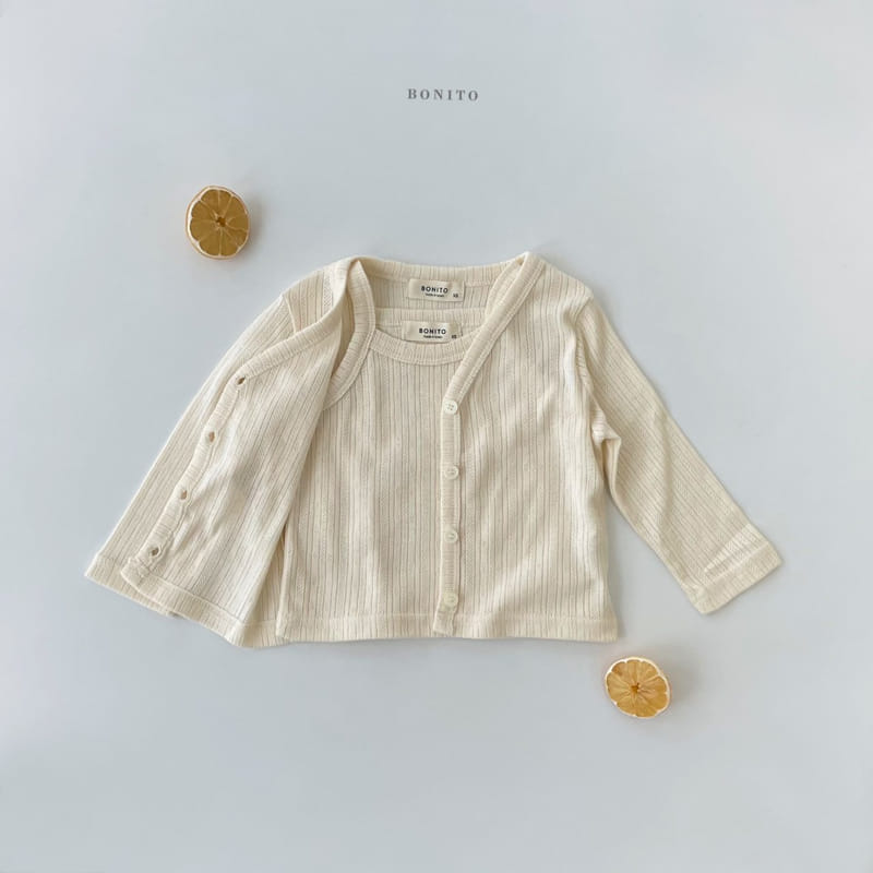 BONITO - Korean Children Fashion - #Kfashion4kids - Cardigan Sleeveless Set - 5