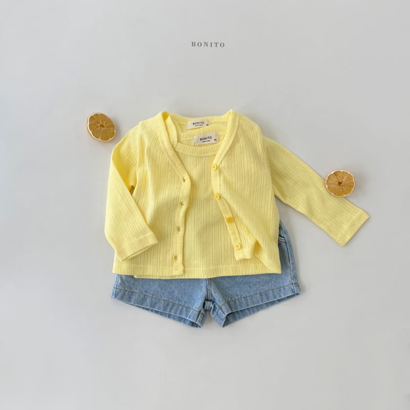 BONITO - Korean Children Fashion - #Kfashion4kids - Cardigan Sleeveless Set - 7