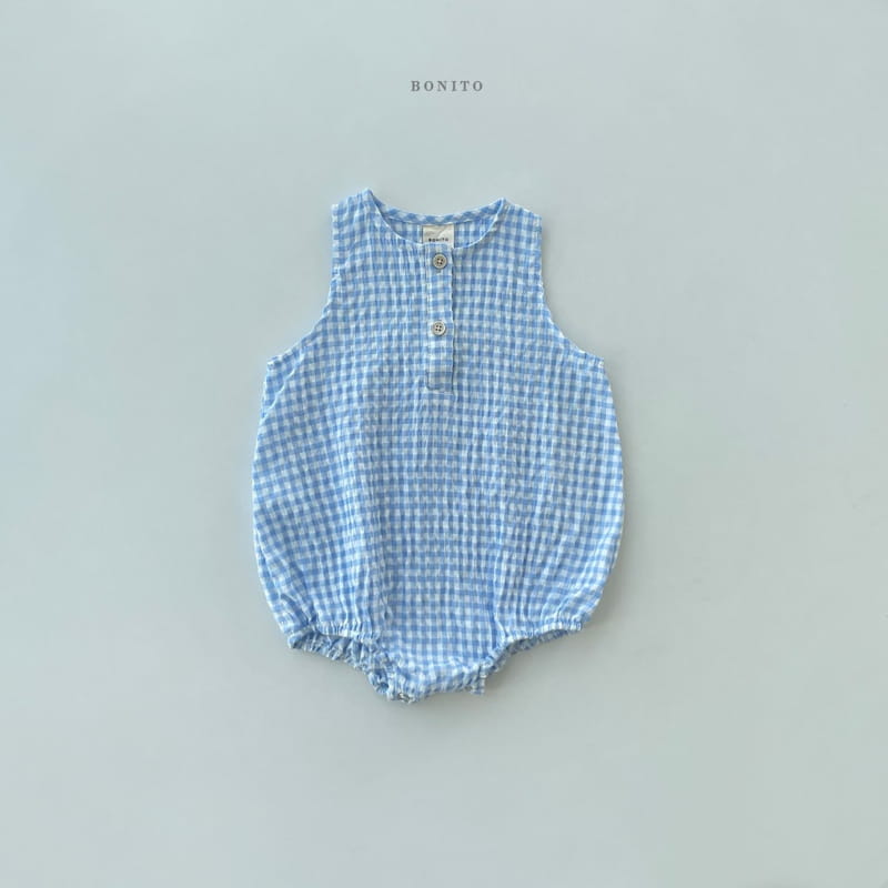 BONITO - Korean Children Fashion - #Kfashion4kids - Check Mamang Bodysuit - 7