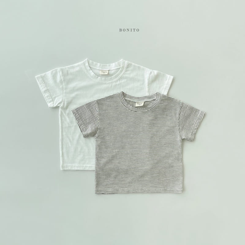 BONITO - Korean Children Fashion - #Kfashion4kids - 1+1 Base Tee - 2