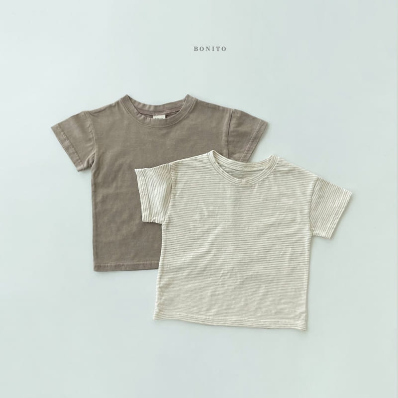 BONITO - Korean Children Fashion - #Kfashion4kids - 1+1 Base Tee - 3