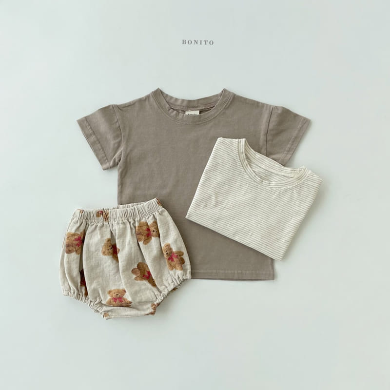 BONITO - Korean Children Fashion - #Kfashion4kids - 1+1 Base Tee - 5