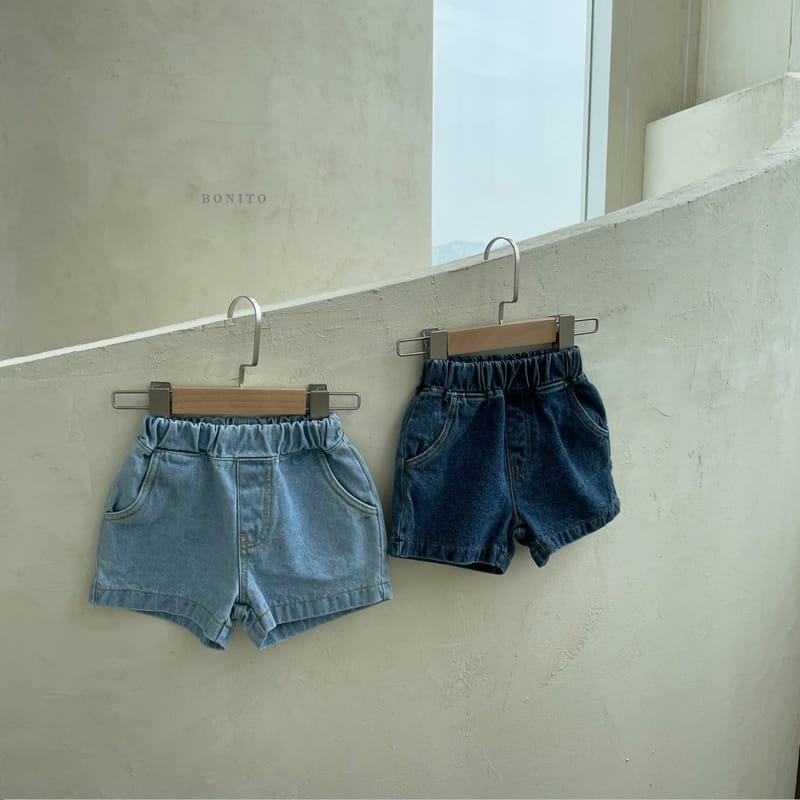 BONITO - Korean Children Fashion - #Kfashion4kids - Basic Denim Shorts