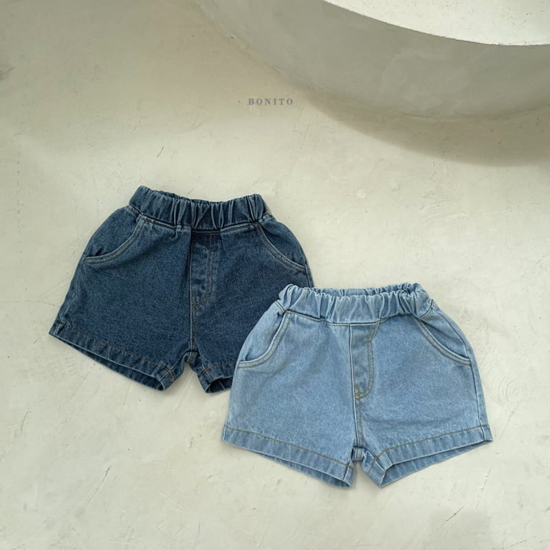 BONITO - Korean Children Fashion - #Kfashion4kids - Basic Denim Shorts - 3