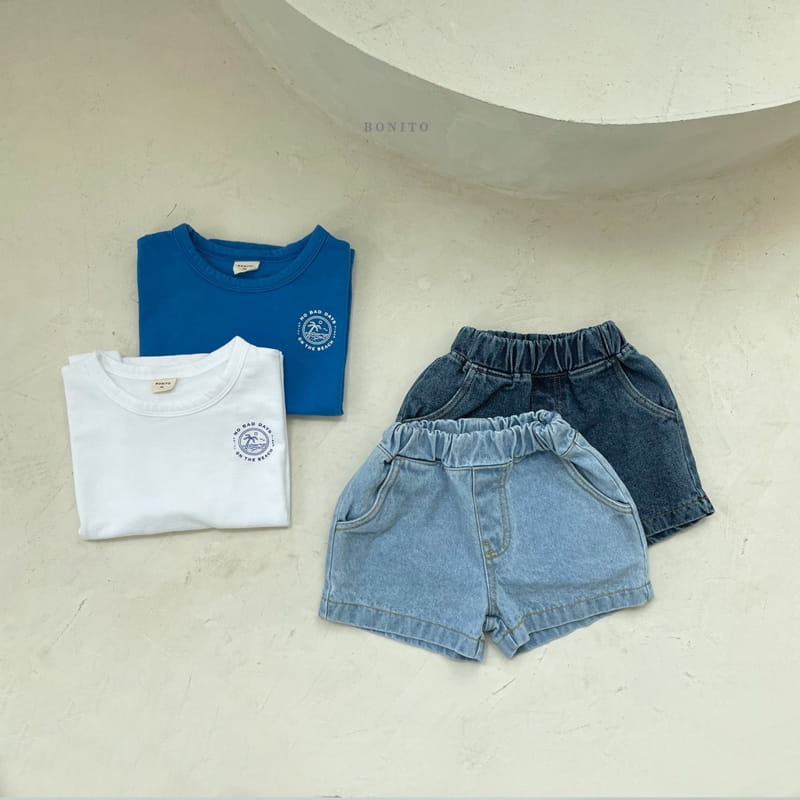 BONITO - Korean Children Fashion - #Kfashion4kids - Basic Denim Shorts - 7